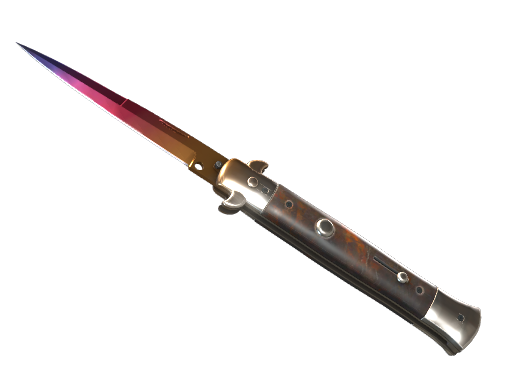Stiletto Knife Fade — CS2 knife render