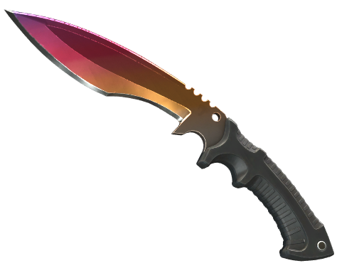 Kukri Knife Fade — CS2 knife render
