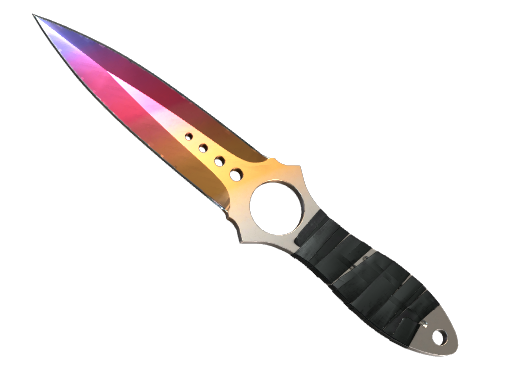 Skeleton Knife Fade — CS2 knife render